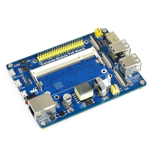 C2700 CM3/3Lite/3/3+ Calculate Module Base With POE Multi-Port Expansion Board for Raspberry Pi