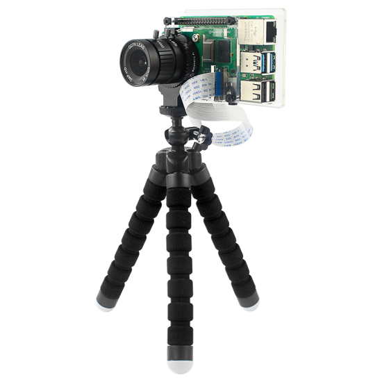 C2702 Tranparent Protective Case + Bracket Support HoldingIMX477R Camera Module for Raspberry Pi C2702 Tranparent Protective Case + Bracket Support HoldingIMX477R Camera Module for Raspberry Pi