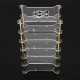 Clear Acrylic 6 Layer Cluster Case Shelf Stack For Raspberry Pi 4/3/2 B and B+ Clear Acrylic 6 Layer Cluster Case Shelf Stack For Raspberry Pi 4/3/2 B and B+