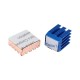 Copper/Aluminum Heatsink Blue Radiator With Glue 3Pcs Set for Raspberry Pi 3 Copper/Aluminum Heatsink Blue Radiator With Glue 3Pcs Set for Raspberry Pi 3