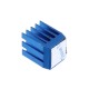 Copper/Aluminum Heatsink Blue Radiator With Glue 3Pcs Set for Raspberry Pi 3 Copper/Aluminum Heatsink Blue Radiator With Glue 3Pcs Set for Raspberry Pi 3