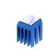 Copper/Aluminum Heatsink Blue Radiator With Glue 3Pcs Set for Raspberry Pi 3