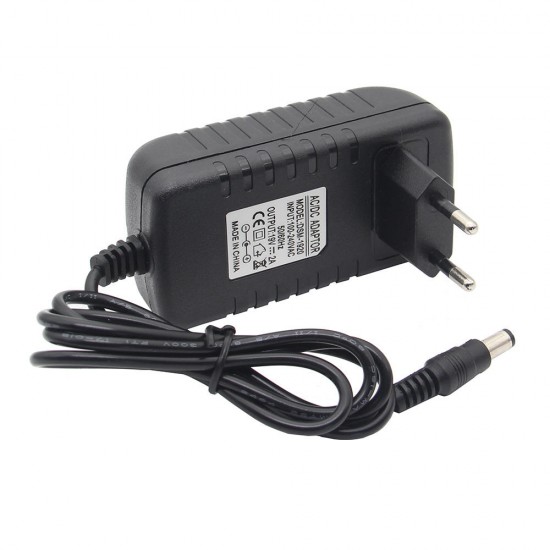 EU/US DC 5.5x2.5mm 19V 2A Plug Power Supply Micro USB 100-240V AC Adapter Charger For Raspberry Pi X830/X400 Expansion Board