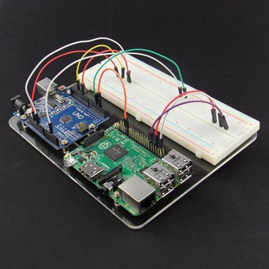 Experimental Platform For Raspberry Pi Model B And UNO R3 for Arduino