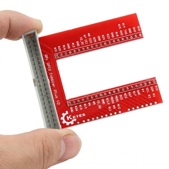 GPIO U-shaped Adapter V2 Breadboard Expansion Board 40P Cable Kit For Raspberry Pi 3 B+ GPIO U-shaped Adapter V2 Breadboard Expansion Board 40P Cable Kit For Raspberry Pi 3 B+