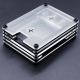 WX-4B506 6 Layers Acrylic Protective Case Plastic Shell for Raspberry Pi 4B