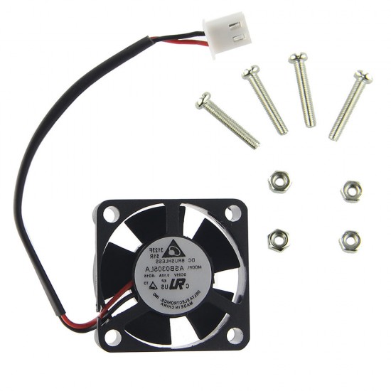 P100 Metal Case Protective Shell + Cooling Fan + 3 Heatsink DIY Kit for Raspberry Pi 4B Only