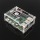 Transparent Acrylic Case with Cooling Fan for Install 3.5-inch Display Panel Suit Raspberry Pi 4B