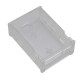 Transparent DIY Acrylic Case Box Shell with Screw and Silver Thin Copper Aluminum Heatsink for 3.5 Inch TFT Screen Raspberry Pi 4B