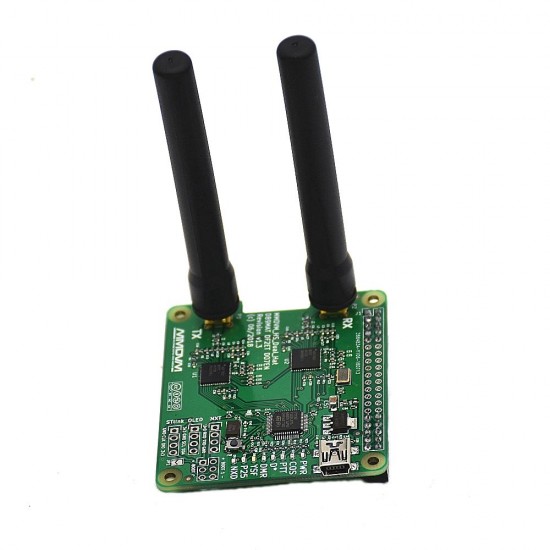 USB Communication Duplex MMDVM Hotspot Support P25 DMR YSF + 2PCS Antenna For Raspberry Pi