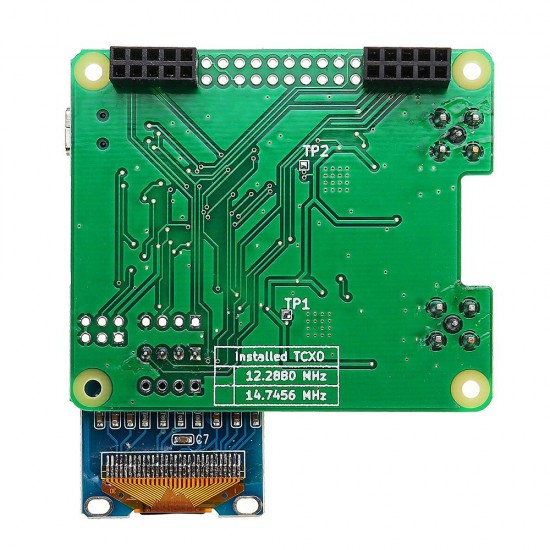 USB Communication Duplex MMDVM Hotspot Support P25 DMR YSF + OLED Screen + 2PCS Antenna + Case For Raspberry Pi