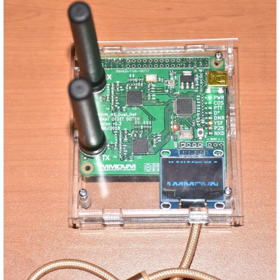 USB Duplex MMDVM Hotspot Support P25 DMR YSF NXDN Pi + Raspberry Pi