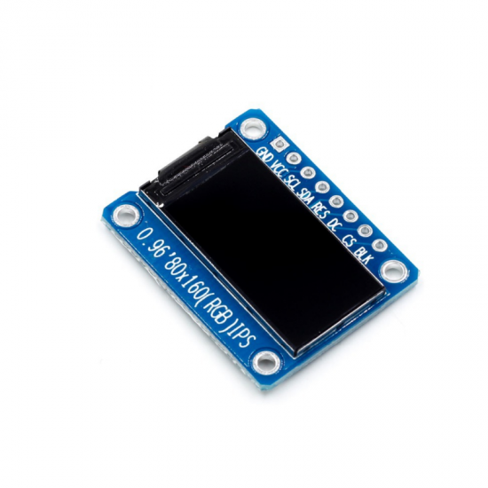 IPS 0.96 inch 7P SPI HD 65K Full Color LCD Module 80*160 For Raspberry Pi