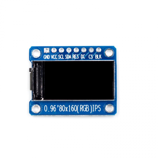 IPS 0.96 inch 7P SPI HD 65K Full Color LCD Module 80*160 For Raspberry Pi