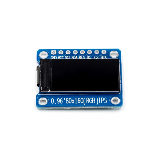 IPS 0.96 inch 7P SPI HD 65K Full Color LCD Module 80*160 For Raspberry Pi