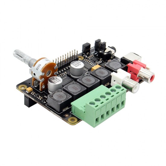 X400 V3.0 DAC+ AMP Full-HD Class-D Amplifier I2S PCM5122 Audio Expansion Board For Raspberry Pi