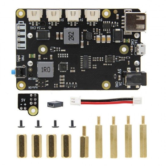 X705 UPS HAT 18650 5.1V 8A Output Smart Uninterruptible Power Management Expansion Board for Raspberry Pi 4B/3B+/3B X705 UPS HAT 18650 5.1V 8A Output Smart Uninterruptible Power Management Expansion Board for Raspberry Pi 4B/3B+/3B