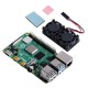 ZP0037 Dual Cooling Fan + Heatsink DIY Radiating Kit for Raspberry Pi 4B/3B+/3B/2B+/2B