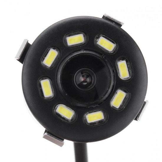 170 Degree 8 LED Car Auto Rear View Backup Camera Parking Reverse Cam IR Night Vision