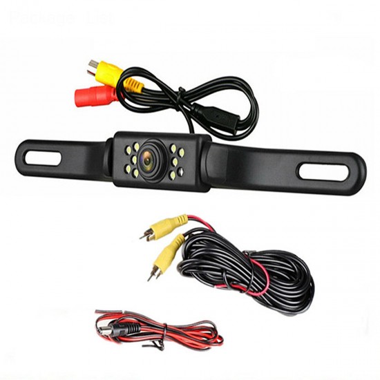 170° Car Rear View Reverse Backup Parking Camera HD Night Vision Waterproof 9LED