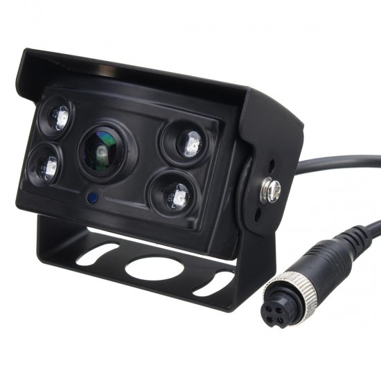 4 Pin CCD 150° 4 LED Night Vision Waterproof Car Rear View Camera For Truck
