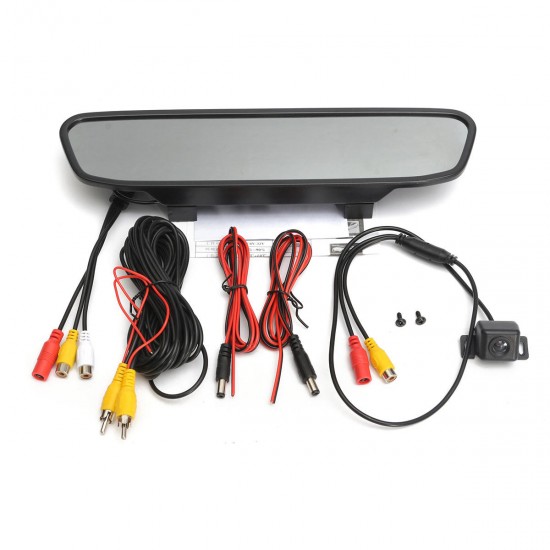 4.3 Inch Car Rear View HD Display Monitor Mirror Dash DVR Reversing Cam Car Camera Kit