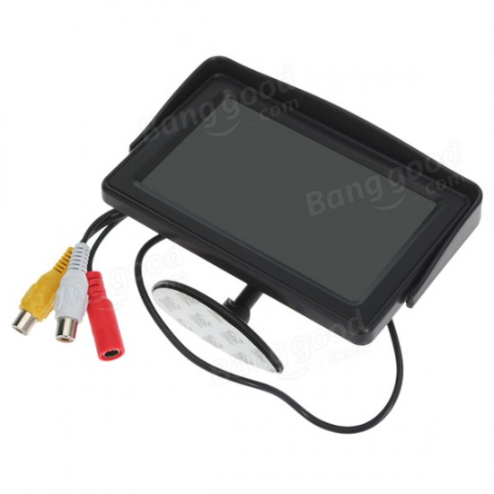 4.3 Inch LCD Car Rear View Monitor with LED Backlight for Camera DVD