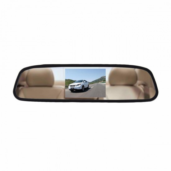 4.3 Inch LCD Monitor Car Rear View Camera Kit Backup Camera Support Night Vision 4.3 Inch LCD Monitor Car Rear View Camera Kit Backup Camera Support Night Vision