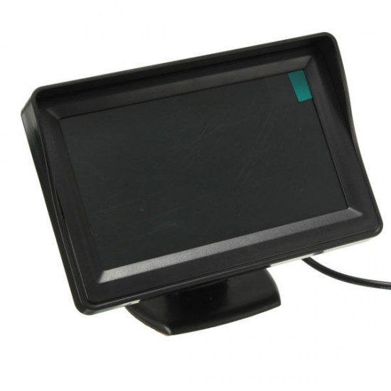 4.3 Inch LCD Monitor IR Night Vision Reversing Camera Car Rear View Kit