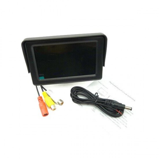 4.3 Inch TFT LCD Car Rear View Monitor Color Screen For CCTV Camera