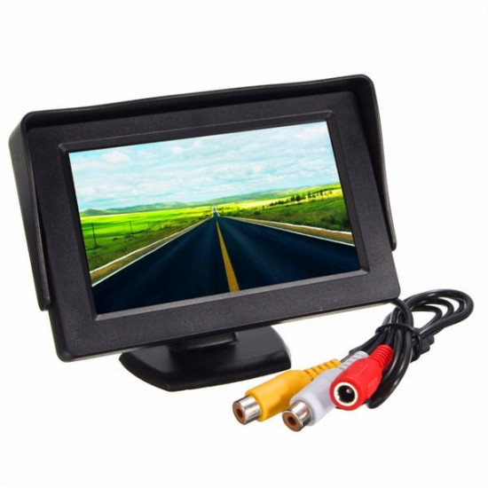 4.3 inch LCD Car Rear View Monitor+Waterproof Night Vision Reverse Parking Camera