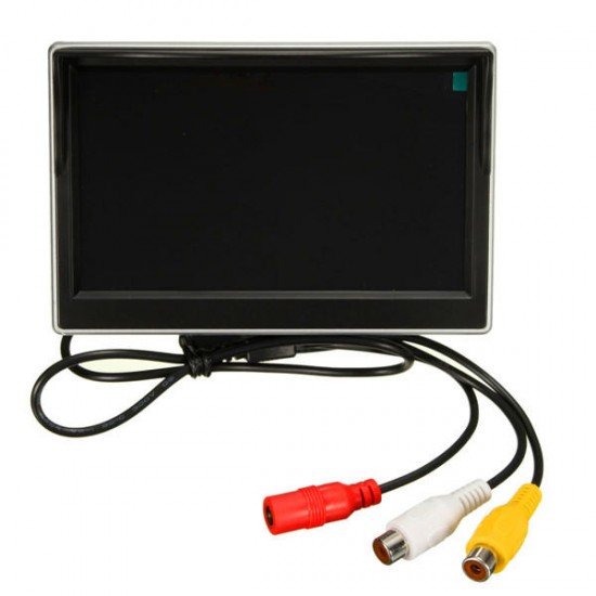 5 Inch LCD Monitor Mirror and Wireless IR Reverse Car Rear View Back up Camera Kit 5 Inch LCD Monitor Mirror and Wireless IR Reverse Car Rear View Back up Camera Kit