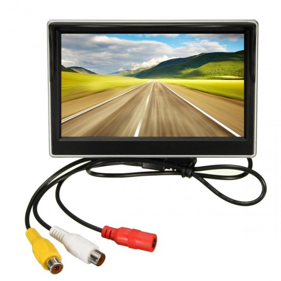 5 Inch LCD Monitor Mirror and Wireless IR Reverse Car Rear View Back up Camera Kit 5 Inch LCD Monitor Mirror and Wireless IR Reverse Car Rear View Back up Camera Kit