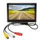 5 Inch LCD Monitor Mirror and Wireless IR Reverse Car Rear View Back up Camera Kit