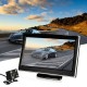 5inch TFT LCD Car Rear View Backup Monitor +Parking Reverse Night Vision Camera