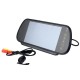 7 Inch LCD Mirror Monitor Car Rear View Kit Reverse Backup Parking Camera 170 Degree IP67