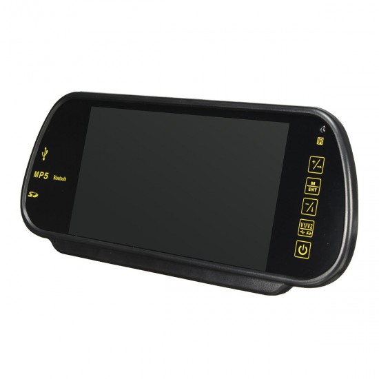 7 Inch LCD Mp5 bluetooth Reversing Camera Car Rear View Parking Mirror Monitor