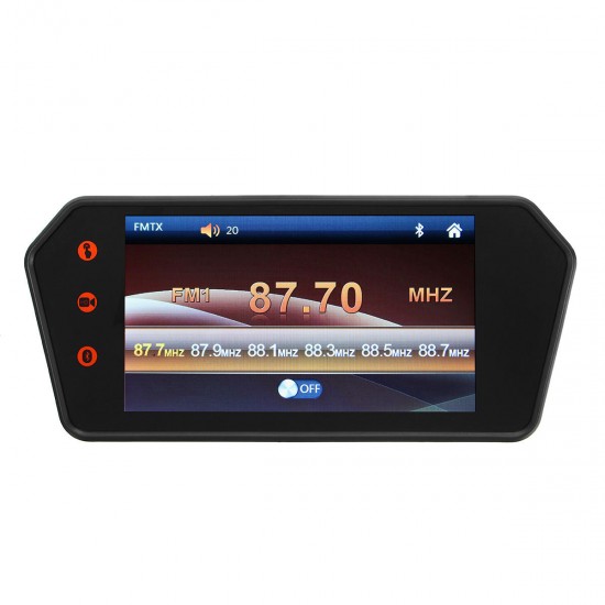 7 Inch LCD bluetooth Monitor Touch Screen MP5 HD Reversing Camera Car Rear View Parking