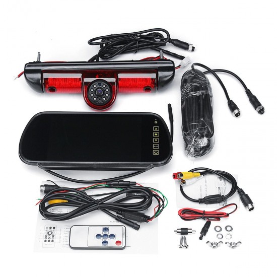 7 Inch Monitor & Rear Brake Light Reversing Camera for Fiat Ducato Citr0en Peuge0t 7 Inch Monitor & Rear Brake Light Reversing Camera for Fiat Ducato Citr0en Peuge0t