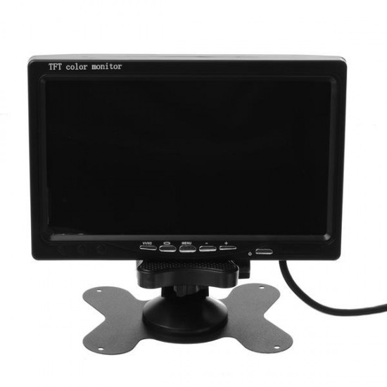 7 Inch TFT LCD Screen Car Monitor For Reversing Rear View Camera