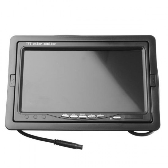7 Inch TFT LCD Screen Car Monitor For Reversing Rear View Camera