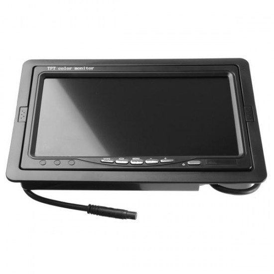 7 Inch TFT LCD Screen Car Monitor For Reversing Rear View Camera