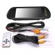 7 inch TFT LCD Wide Screen Rear View Mirror Monitor+Car Reverse Parking Rear View Kit