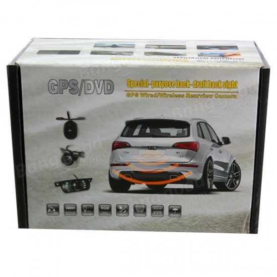 Car HD 170 Degree Reversing Camera Rear View Backup Night Vision Waterproof Cam Kit