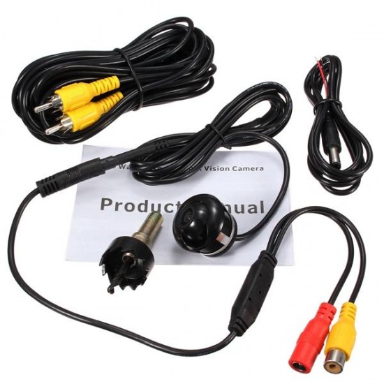 Car Rear Reverse Parking Camera Night Vision Waterproof 170 Degrees Wide Angle