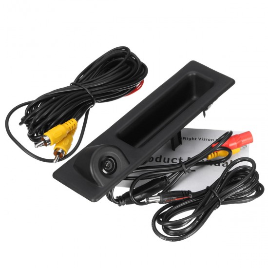 Car Truck Handle CCD Reversing Rear View Camera For BMW 3 Series F30 F31 F34 GT