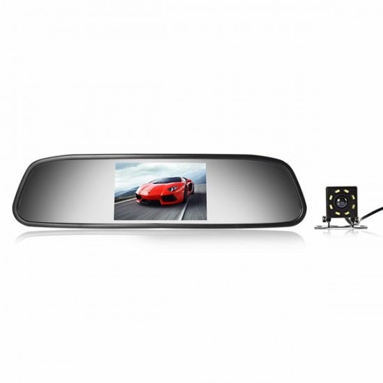 4.3 Inch Wireless Rear View Mirror Backup Monitor Display