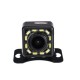 Waterproof Front and Car Rear View Visual External with 12 LED lights Camera