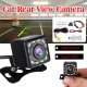 Waterproof Front and Car Rear View Visual External with 12 LED lights Camera