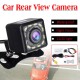 Waterproof Front and Car Rear View Visual External with 12 LED lights Camera